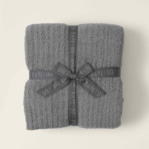 NWT Barefoot Dreams CozyChic soft Ribbed Throw- Eucalyptus- 54 x 72